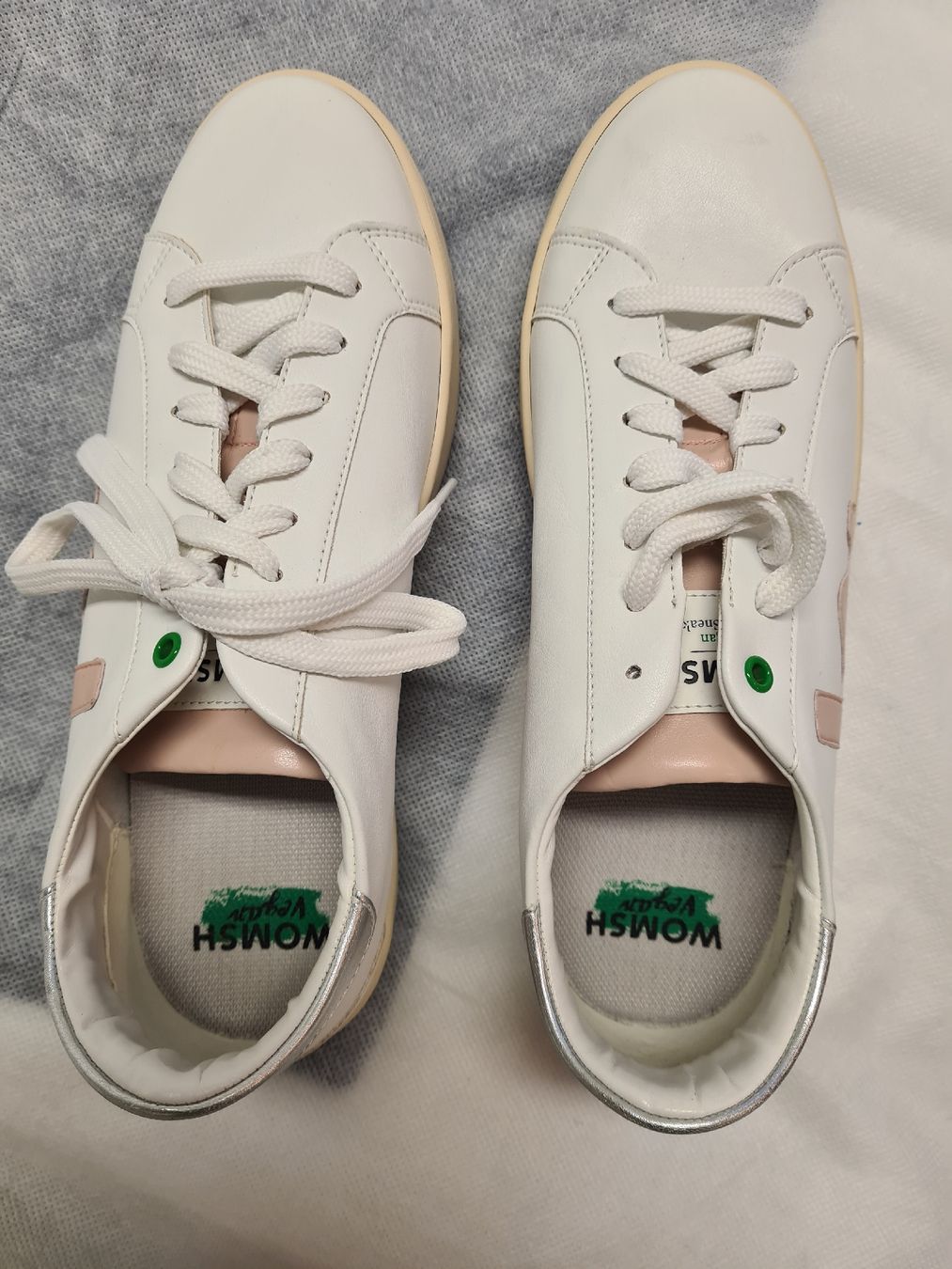 Damenschuhe: WOMSH SNEAKER WEISS/ROSA GR.39 – Gebraucht aus Adlikon von jahr01 7