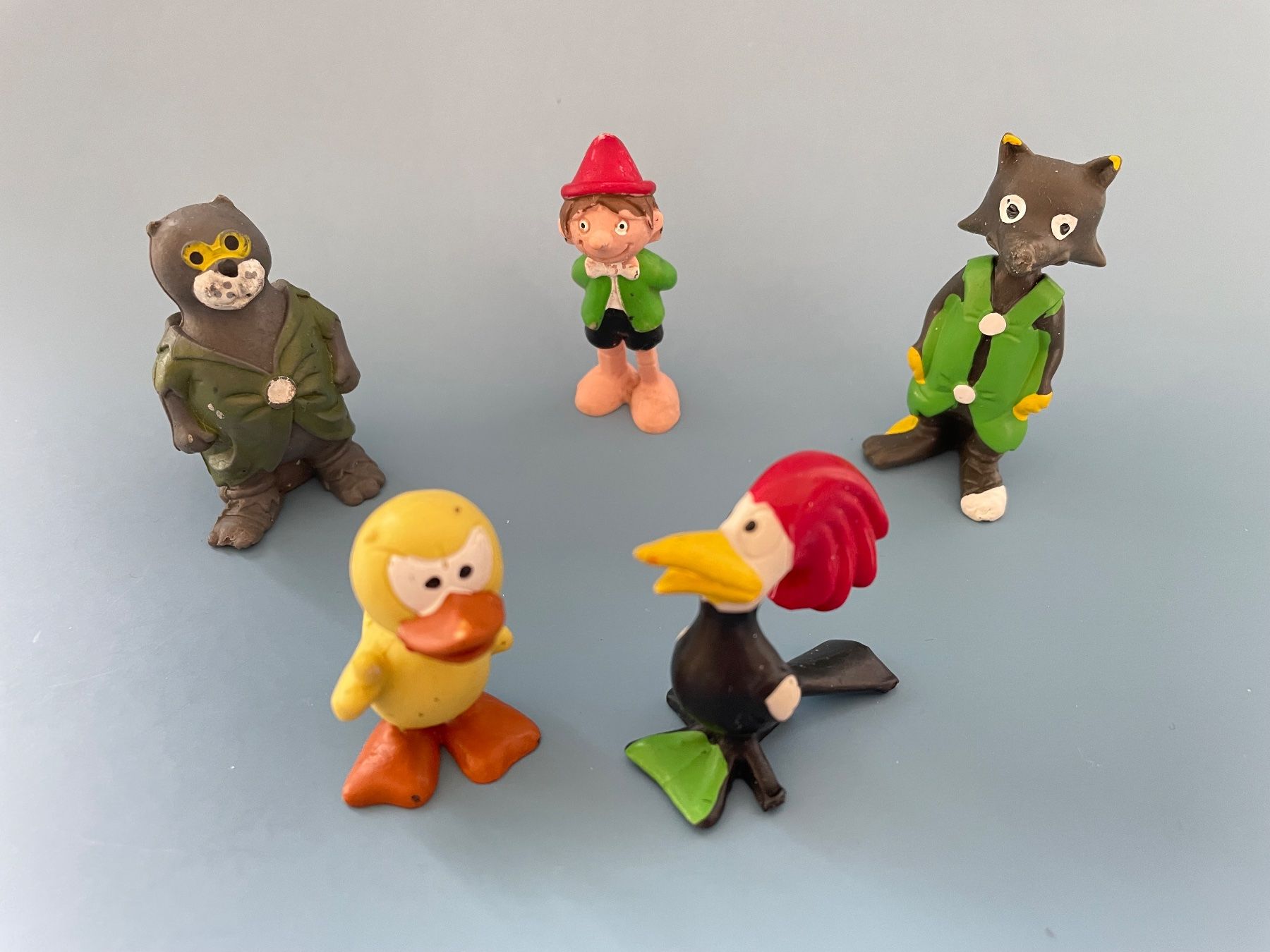 Figuren: 5x Pinocchio Comic Figur Comicfigur Heimo Apollo 70er – Gebraucht aus Gossau SG von entwederoder