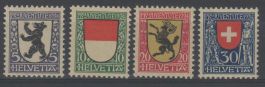 Pro Juventute 1924 kmpl. Satz Nr. J29/J32 ** Katwert: 15.00