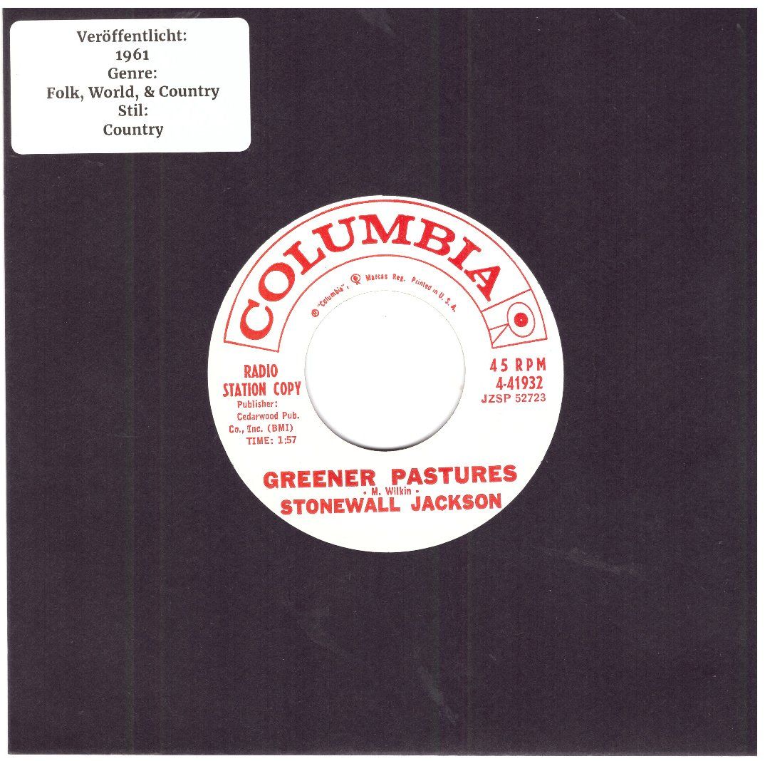 Vinyles: STONEWALL JACKSON – D'occasion à Bassersdorf par house-of-vinyl