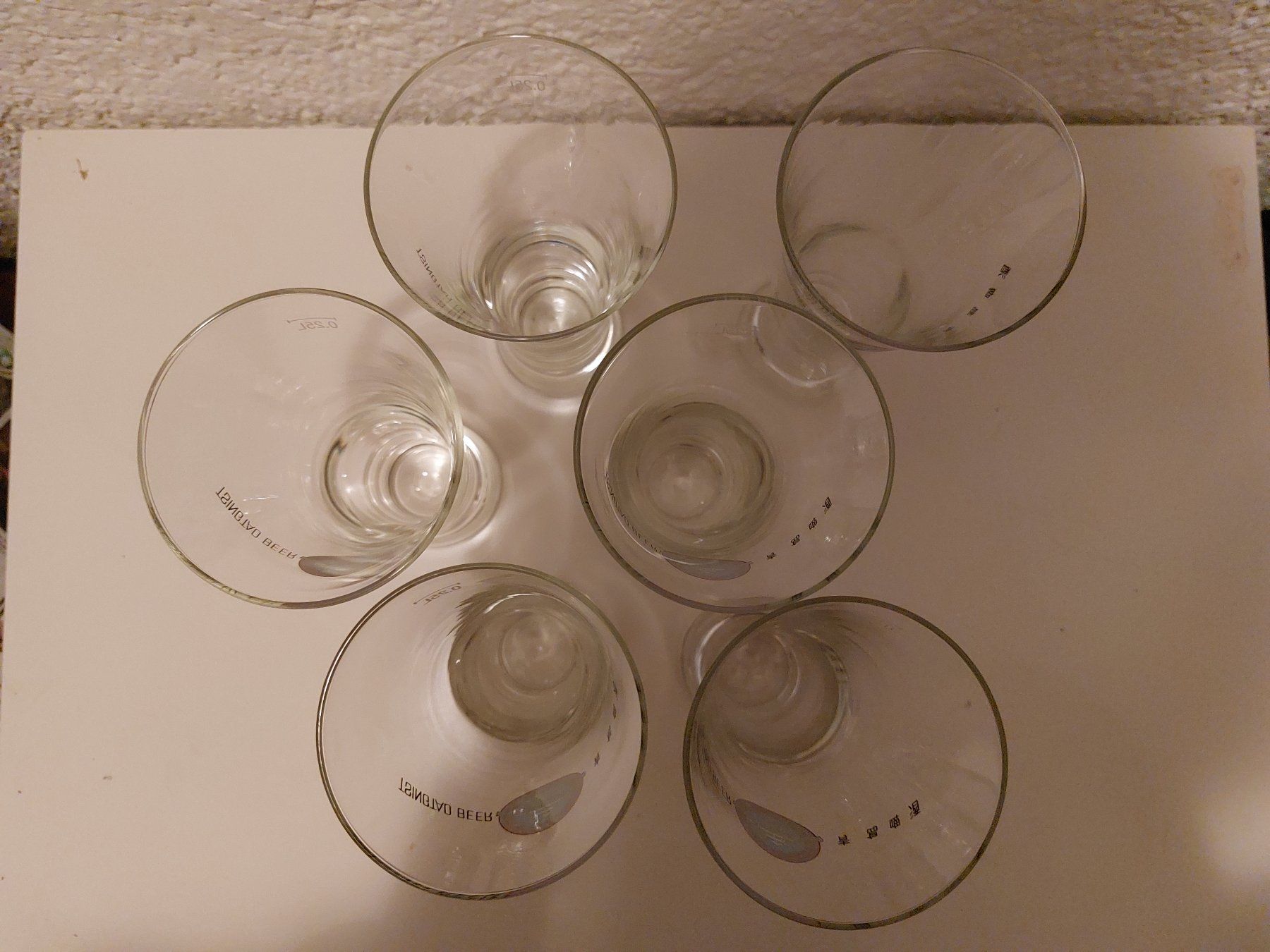 Gläser: 9 Tsingtao Biergläser 0,25l – Neu (gemäss Beschreibung) aus Horgen von Angel0010 1