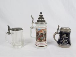 BIERKRÜGE Set 3-teilig