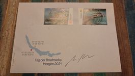 2021 Tag der Briefmarke Blockauschnitte Vollstempel Untersch