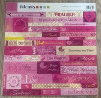 Feuille de stickers 30 x 30 cm