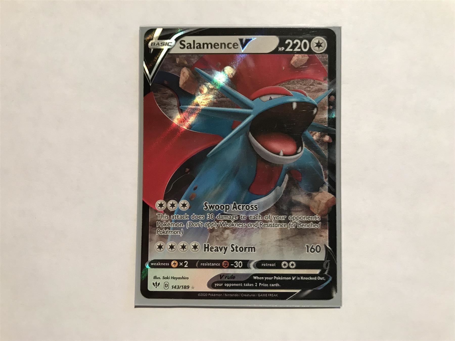 Pokémon Sammelbilder & Trading cards: Salamence V – Neu (gemäss Beschreibung) aus Hagendorn von Pokecollectorch