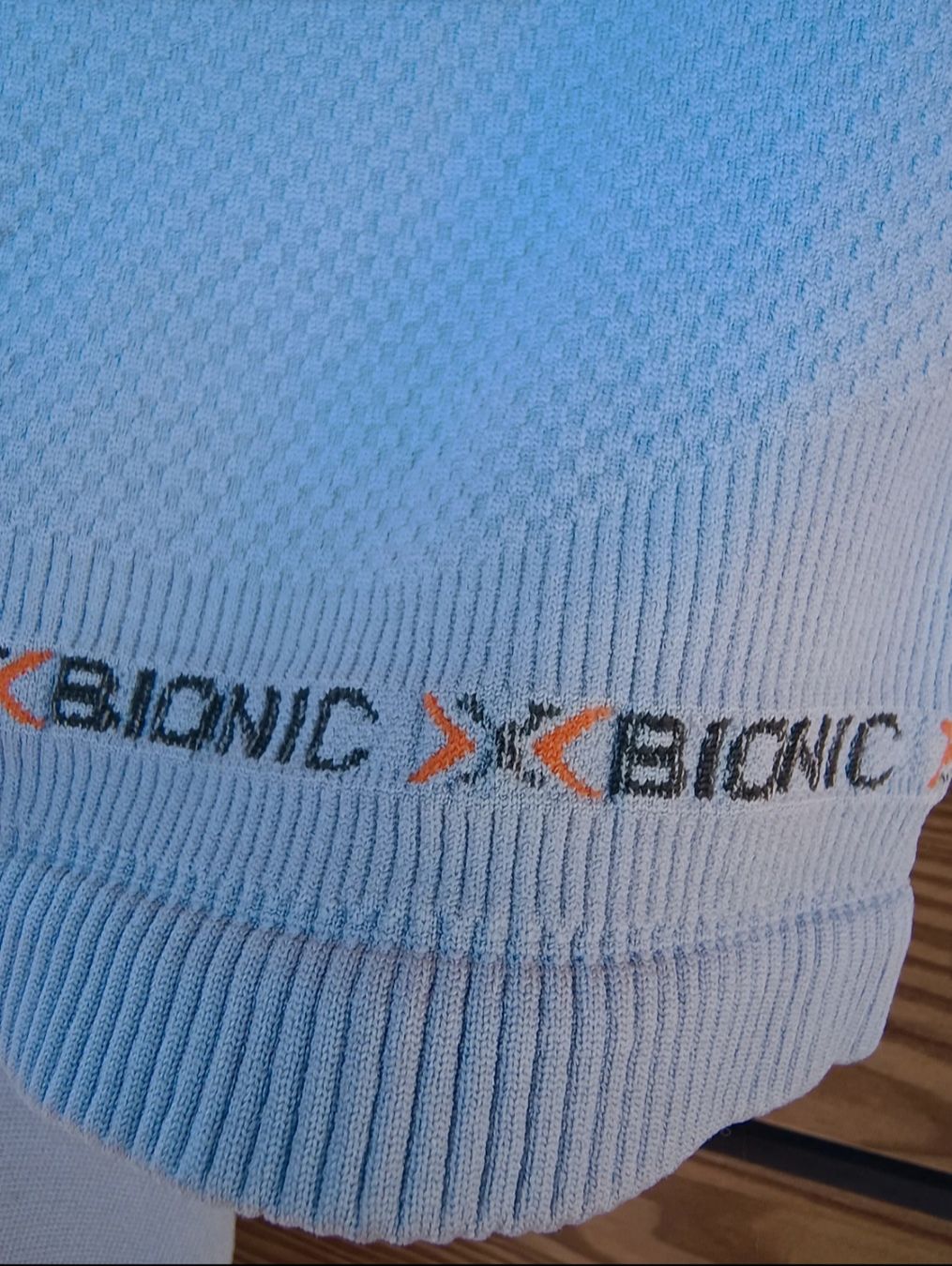X-bionic T-Shirts: Haut technique ski course à pied X-Bionic gris bleu L Neuf – Neu und originalverpackt aus Genève von Brachiopode 3