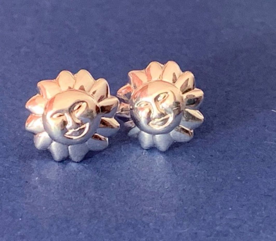 Orecchini pendenti & Orecchini a lobo: Sonnen Ohrstecker silber! Sun – Usato da Dittingen venduto da Bellevista 4