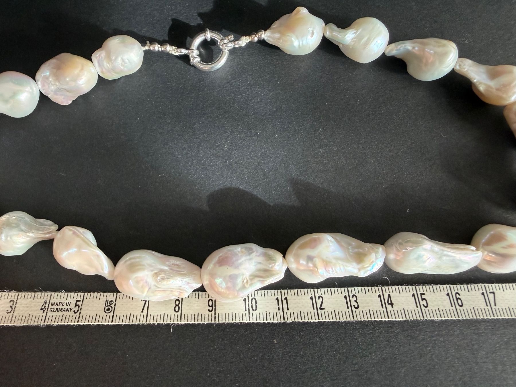 Catenine: Barockperlen Kette mit Silber Verschluss 925 – Usato da Spiegel b. Bern venduto da Rogger72 6