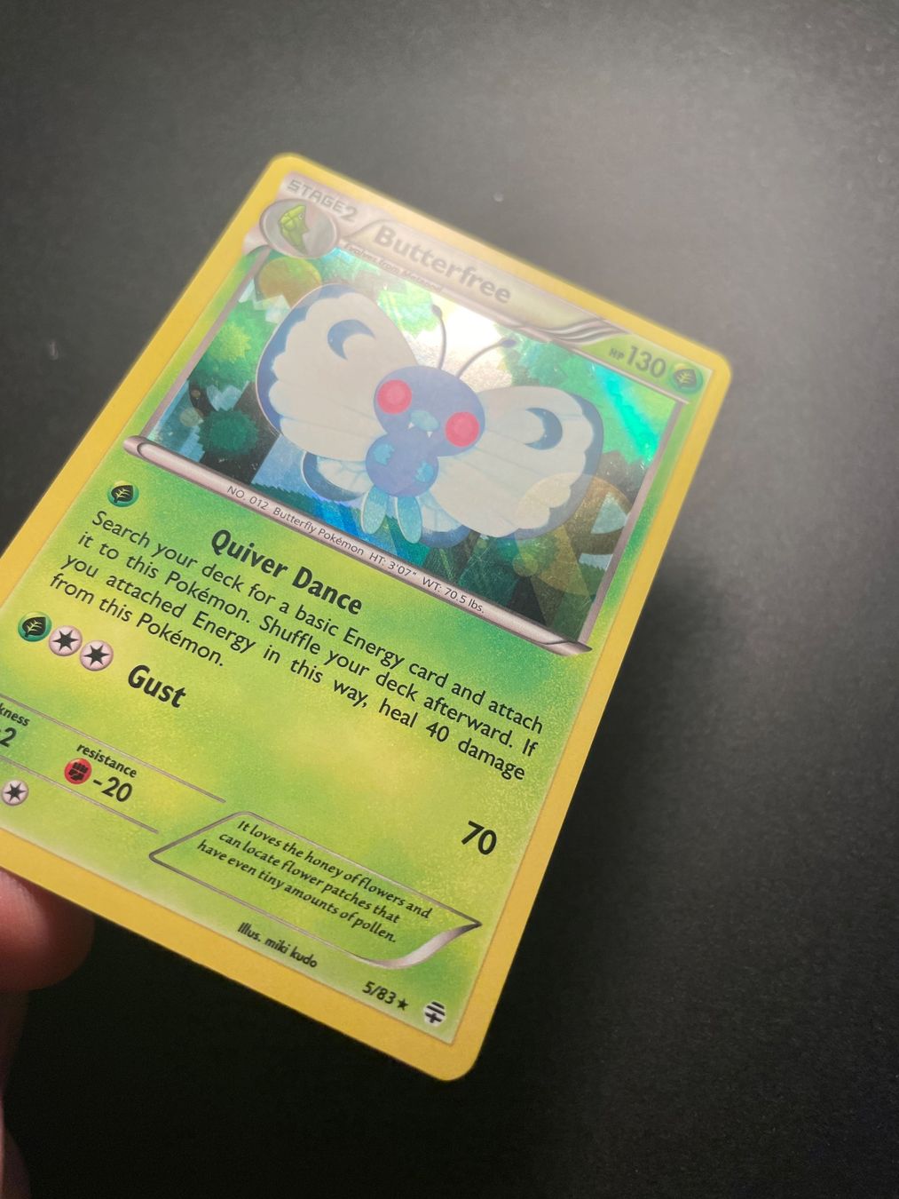 Pokémon Carte collezionabili: Butterfree - 5/83 Reverse Holo – Usato da Zürich venduto da pokemon_cards 1