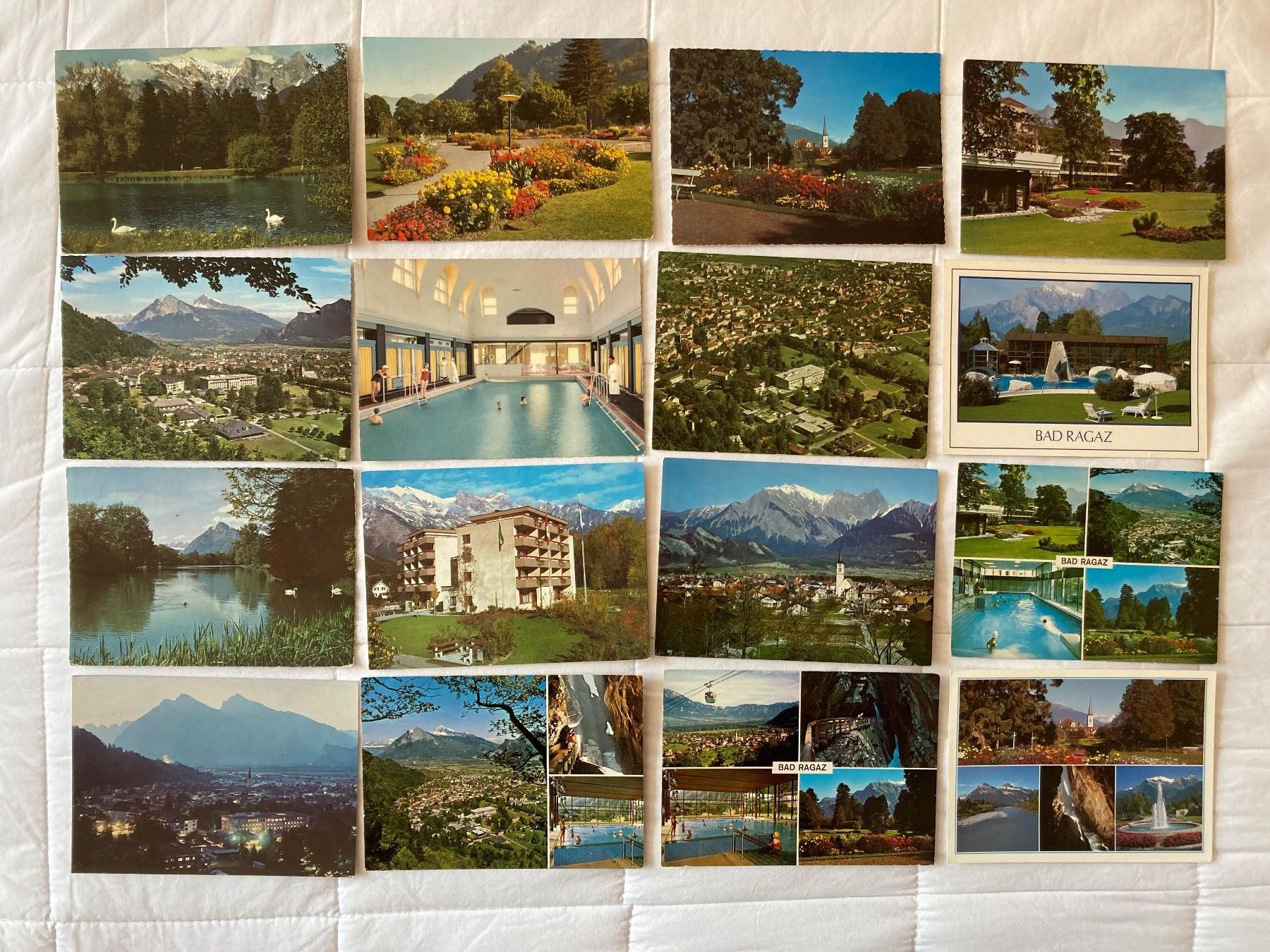 Cartoline postali: 16 AK Bad Ragaz – Usato da Zürich venduto da Tolima194