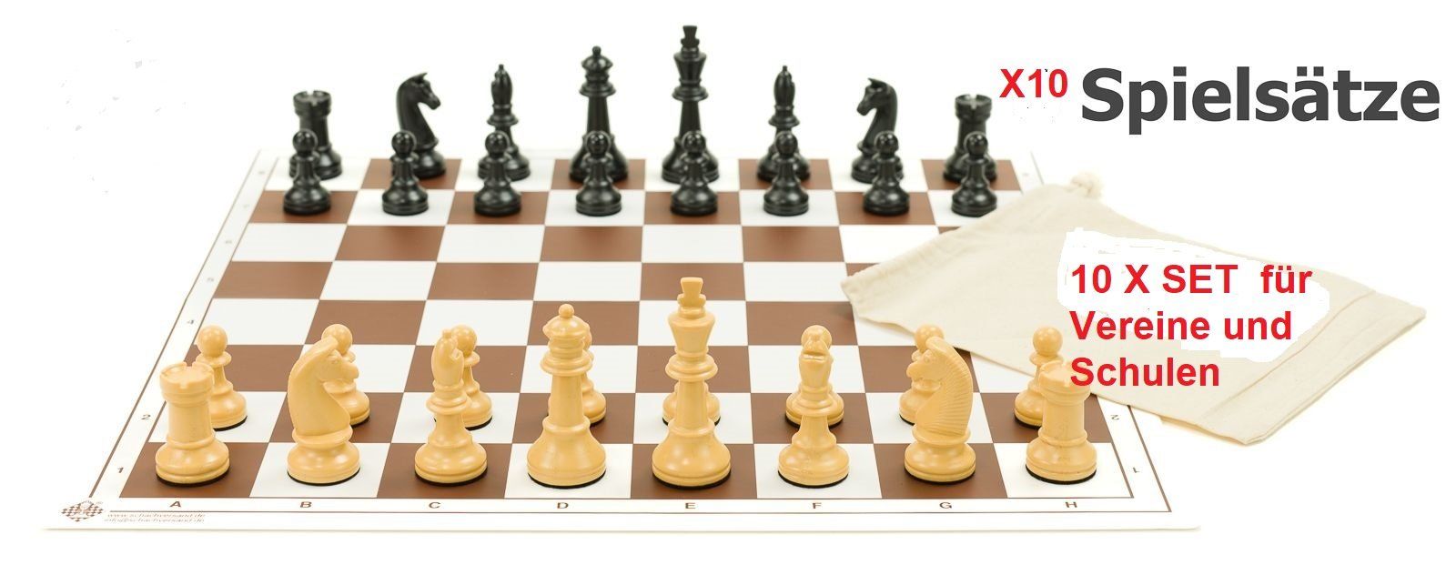 Spiele: 10 X KUNSTSTOFF TURNIERSETS - MIT VERSAND !! – Neu und originalverpackt aus Chur von Artona0903
