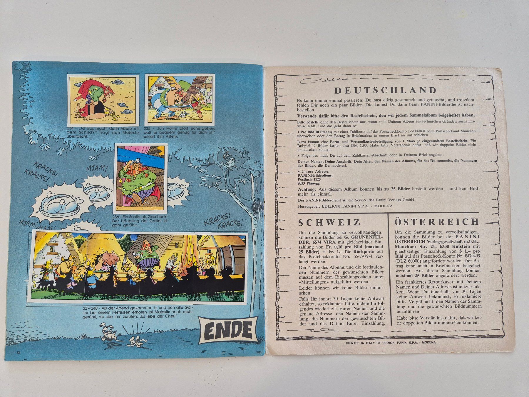 Panini Album: Panini Stickeralbum Asterix Jg. 1987 - KOMPLETT – Usato da Unterkulm venduto da Pato1b 6