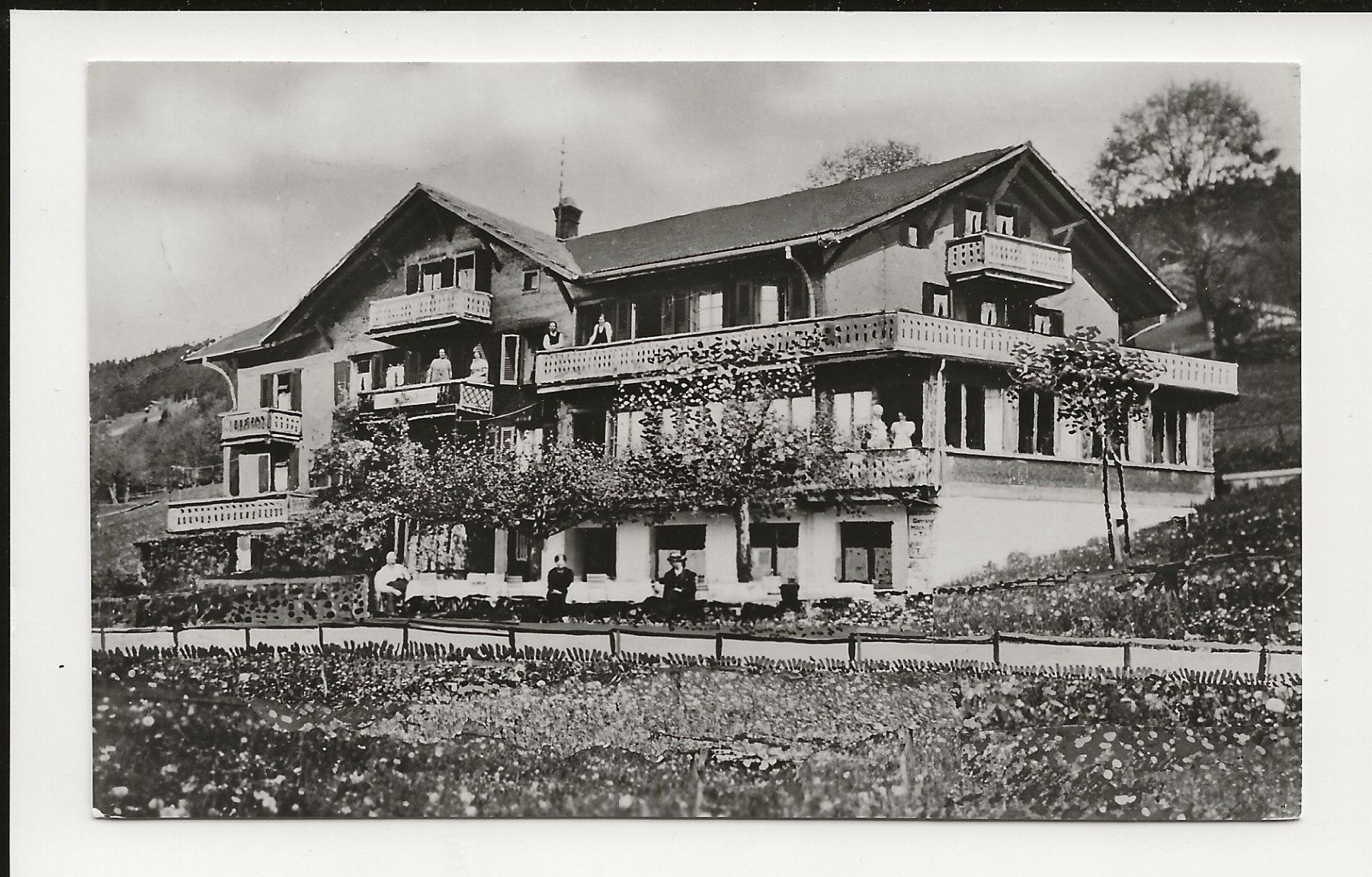 Cartoline postali: AK 1945 Pension Riedboden, Beatenberg – Usato da Greifensee venduto da 315WDO