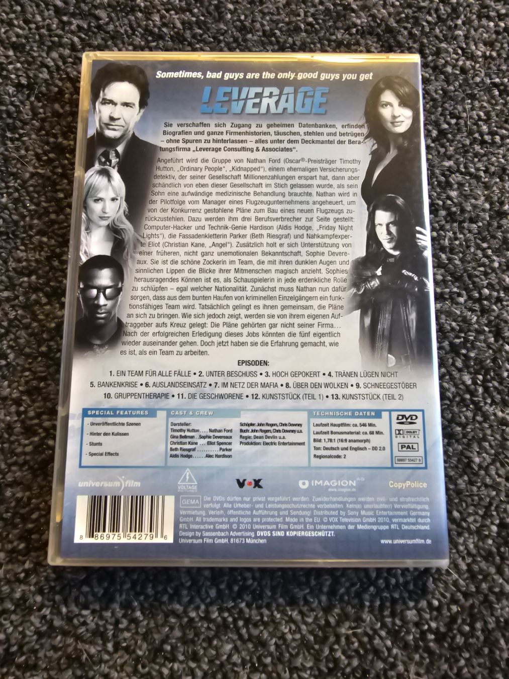 Alle DVDs: Spannende Krimiserie Leverage Staffel 1 – Gebraucht aus Ruswil von jan_bxl5 1