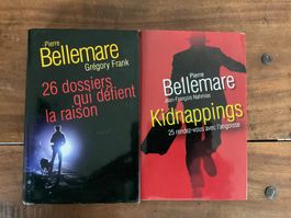 Lot 2 livres suspense Pierre Bellemare - grand format