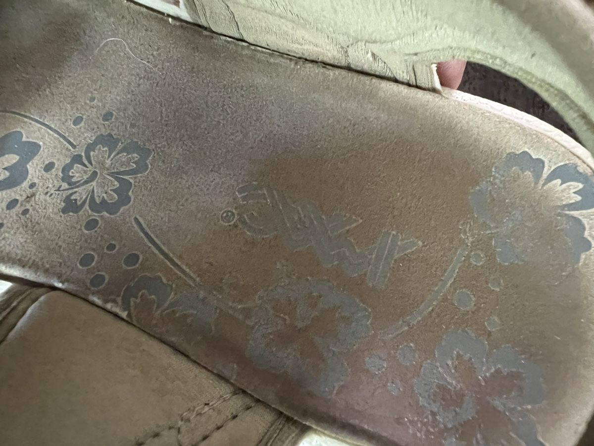 Damenschuhe: Leder Sandale 42 3-4 x getragen – Gebraucht aus Dornach von samuti 3