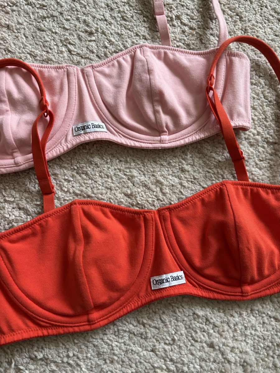 Altra biancheria intima: 2x Organic Basics BHs orange/pink – Usato da Basel venduto da Rose9917 1