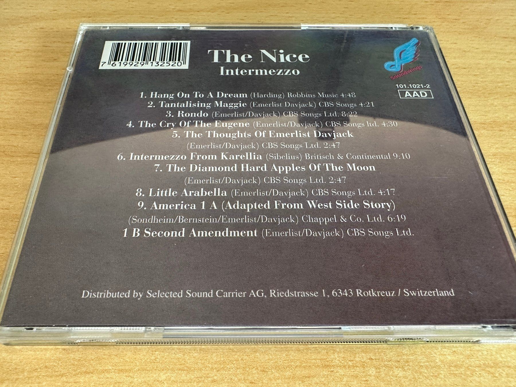 CD: The Nice – Intermezzo – Usato da Rikon im Tösstal venduto da Alpenmutz 1