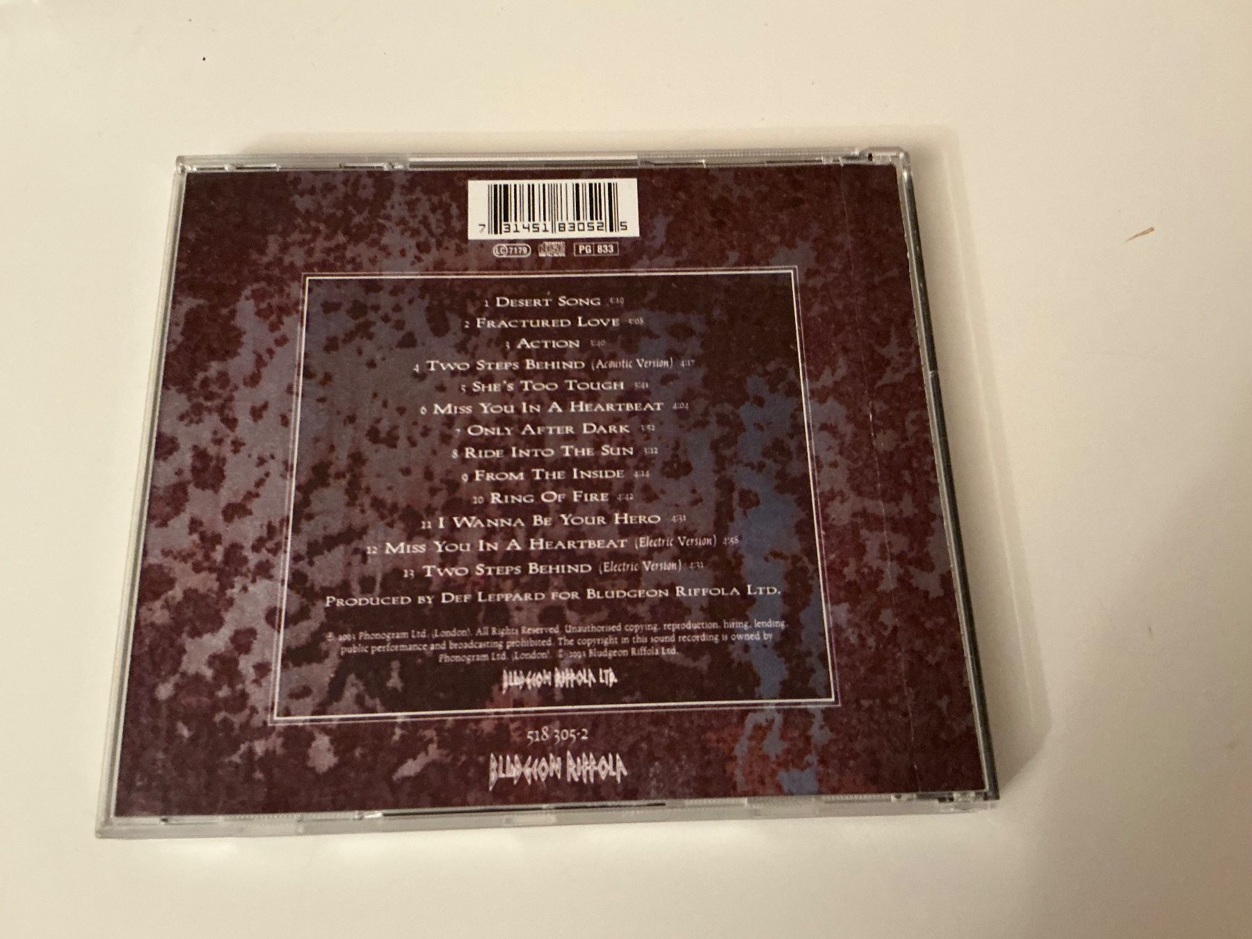 CD: Def Leppard / Retro Active / 1993 – Usato da Dübendorf venduto da Shreck 1