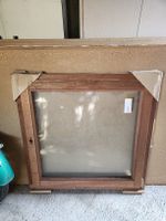 2 Holzfenster 2-fach Verglasung, nie gebraucht, gut gelagert