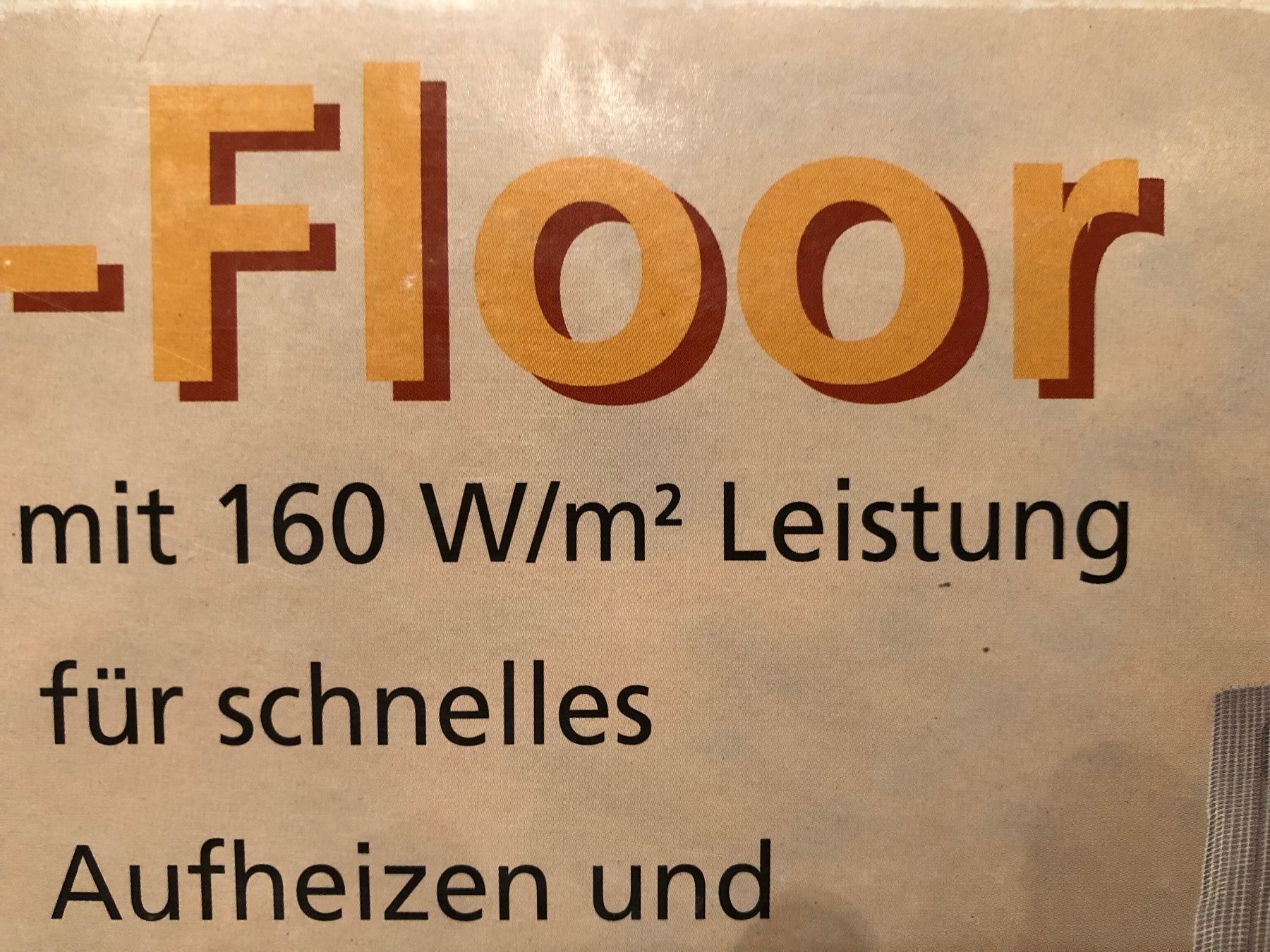 Heizgeräte: Bodenheizung 5m2 Technotherm 160 W/m2 – Neu und originalverpackt aus Basel von Piepsli 4