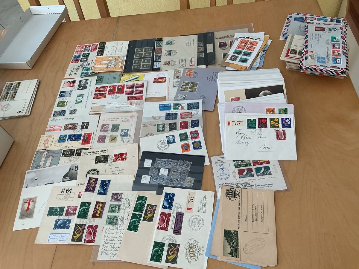 Alle Briefmarken: Lotto buste e cartoline Svizzera pro Juventute ed aerea  – Gebraucht aus cassina d'agno von Scorti1961 7