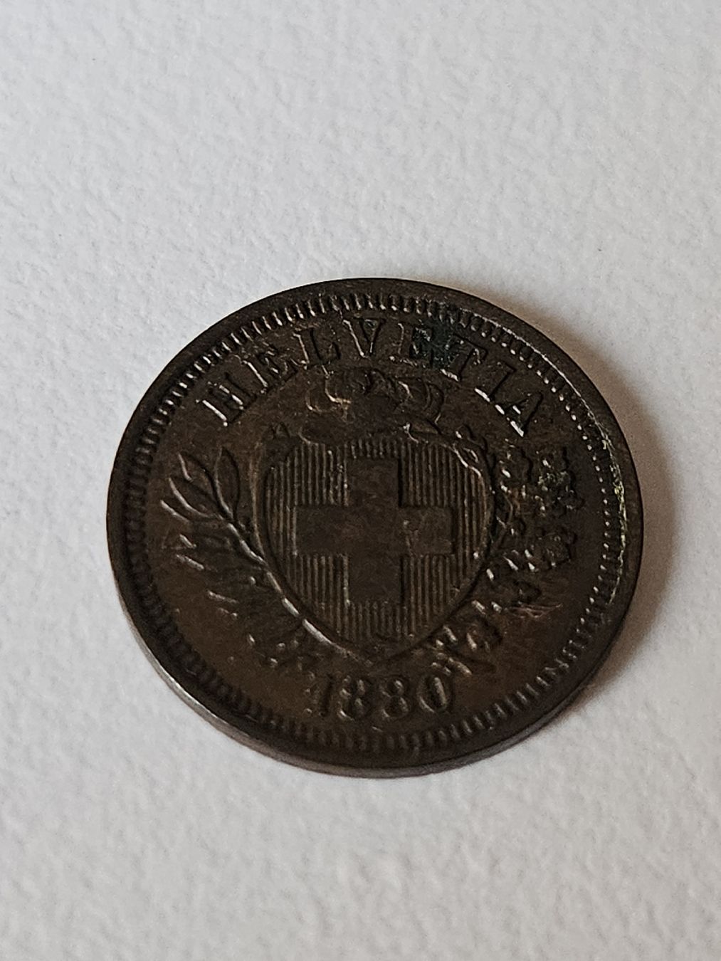 Toutes les monnaies: 1 Rappen 1880 – D'occasion à Pfäffikon ZH par Melibol