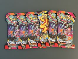 6 x Chaos Rising - Sleeved Booster - Eng