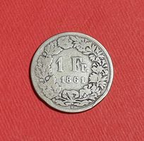 1 Franken 1861 „Silber“