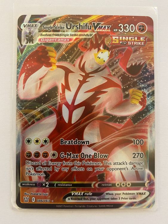 Pokemon Single Strike Urshifu VMax 086/163 Battle Styles EN | Kaufen ...