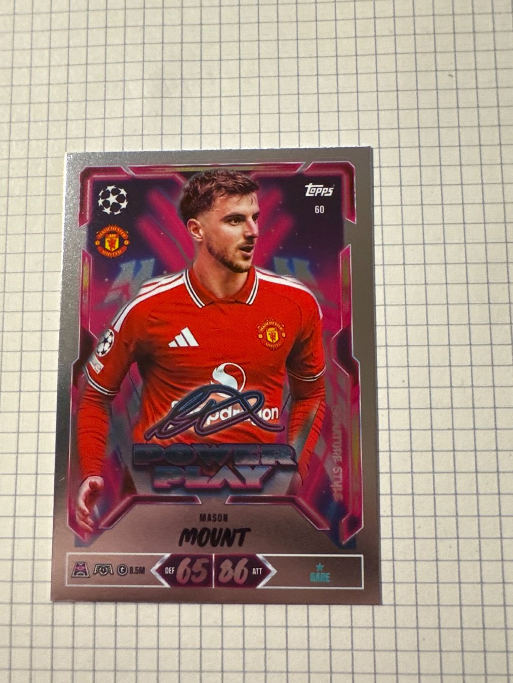 Topps Match Attax Champions League 26-27 Mount, Nr. 60 RARE (Neu ...