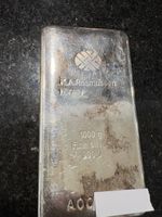 Silver Bar K.A. Rasmussen 1000g Fine Silver 999.9