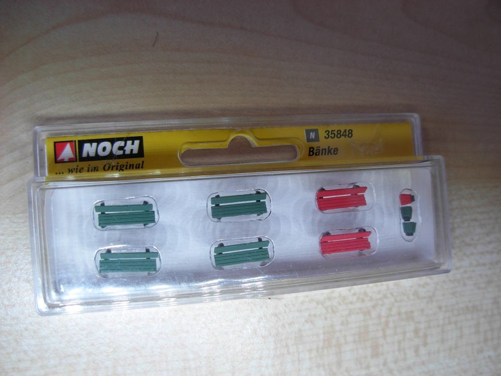 Trains électriques: N: Bänke von Noch – Neuf (Voir description) à Oberrieden par Hobbyschiff