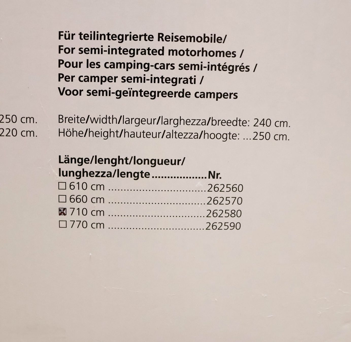 Coperture & Stuoie termiche: Wohnmobil Schutzhülle – Nuovo e nell'imballaggio originale da Tuggen venduto da Skip13 2