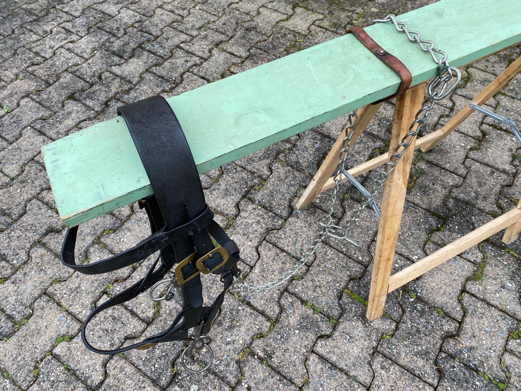 Campanacci mucche: seltenes antikes Säumerhalfter – Usato da Feldbach venduto da Fea1 5