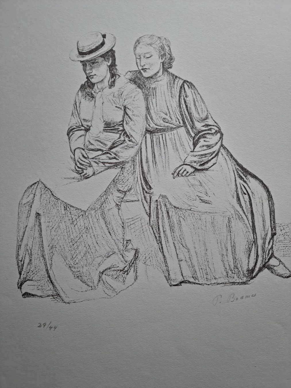 Grafica & Litografie: BODMER PAUL LITHOGRAPHIE SIGNIERT NUMMERIERT – Usato da Gersau venduto da kunst-online 1