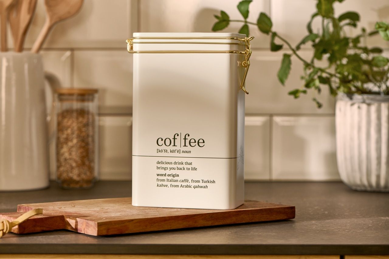 Macchine per caffè & Macchine per espresso: Elegante Kaffee Aromadose mit Coffee-Dictionary Print – Nuovo e nell'imballaggio originale da Zürich venduto da Matz2001 1