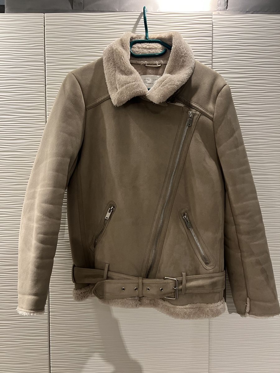 Zara Jacken: Zara Beige Pilot Jacket – Neu (gemäss Beschreibung) aus Aarau von ladyinretro 1