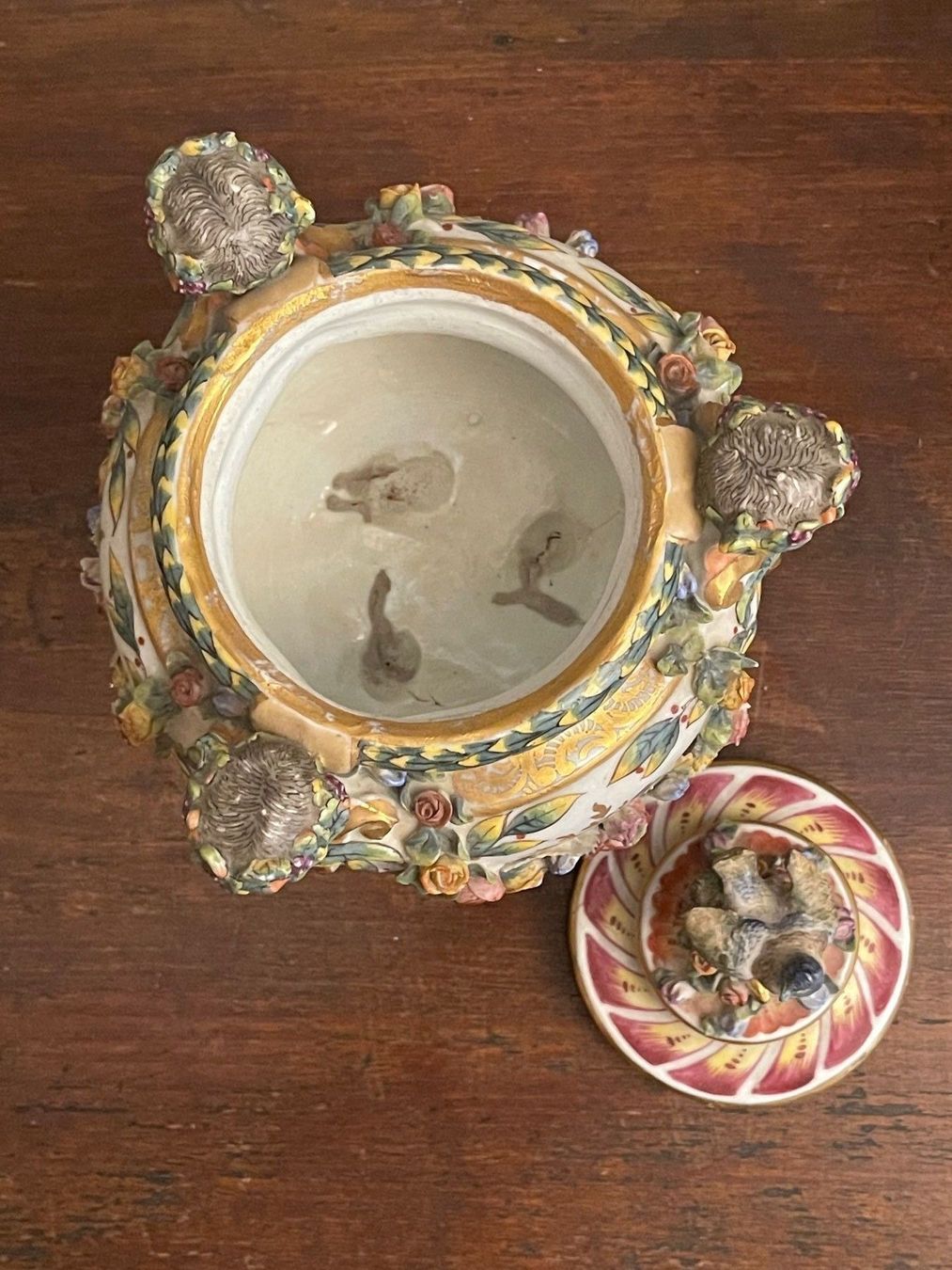 Vasi & Recipienti: Potiche in ceramica, epoca XIX secolo – Usato da Bellinzona venduto da Omegart 4