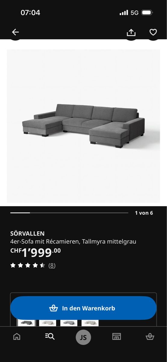 Divani: Sörvallen Sofa  – Usato da Oensingen venduto da Jamie21399 2