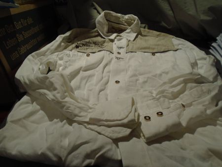 Bluse Grösse XXL, Landhaus, weiss/beige