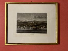 Alte Ansicht RÜSCHLIKON, Alte Stich, Zürichsee Verlag Chr