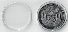 Yes oder No_mit dieser Medaille können Sie sich Entscheiden