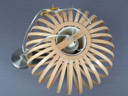 DECKENLAMPE Bambus Natur ca Ø38cm