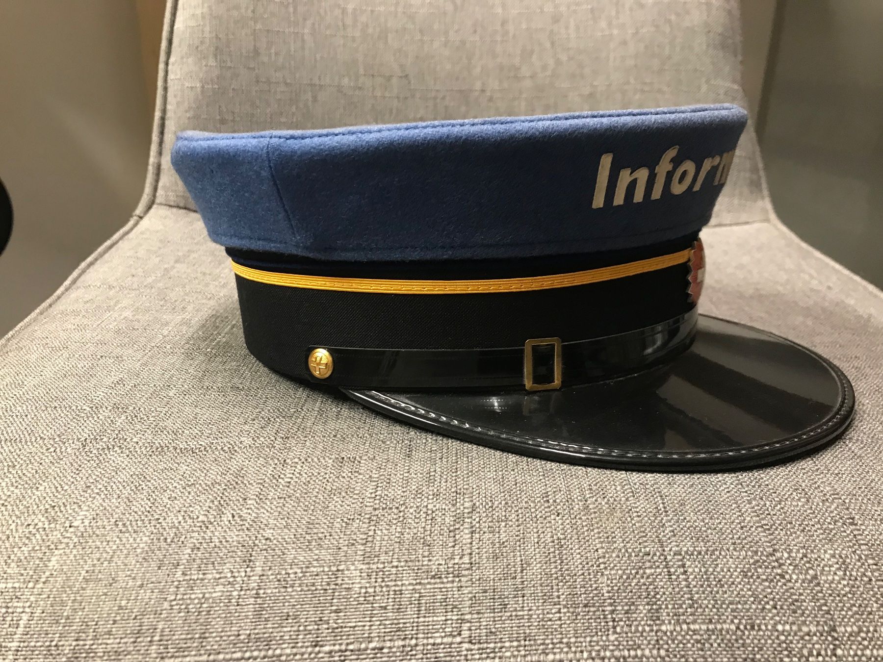 SBB/CFF/FFS Uniformi: SBB Mütze Information – Usato da Erschwil venduto da Freitag1 2