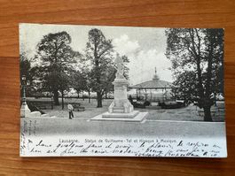AK  1907 Lausanne Statue Guilaume    (G2038)