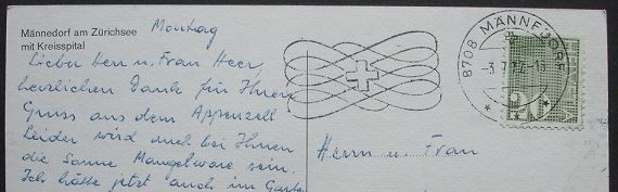 Cartoline postali: MÄNNEDORF Flugfoto – Usato da Jona venduto da philajona 1