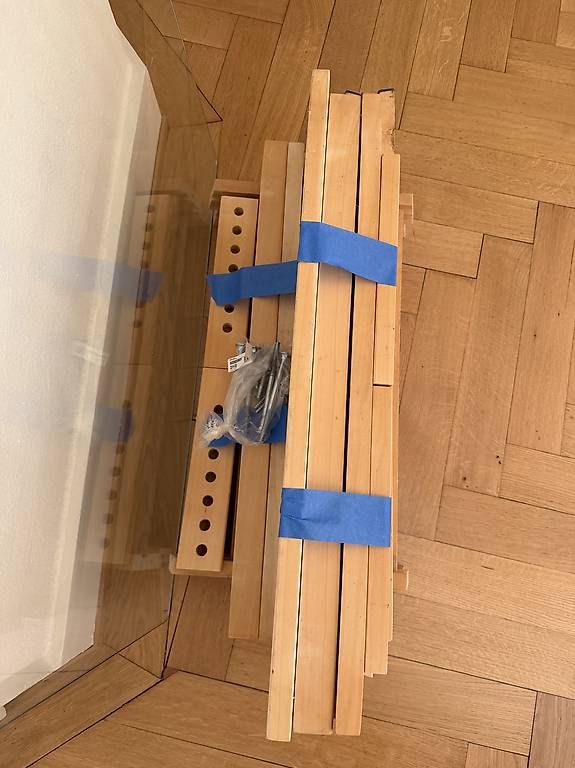 Ikea Scrivanie: Bureau vitre + tréteaux – Usato da Genève venduto da mbu_6j29 2