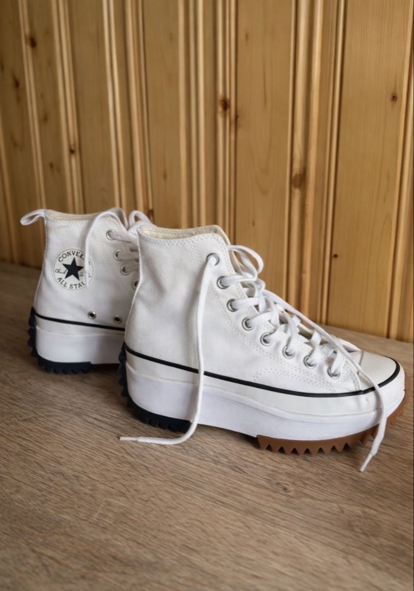 Converse Damenschuhe: Baskets Converse Run Star Hike Hi blanches taille 37 – Neu (gemäss Beschreibung) aus Broc von marineee