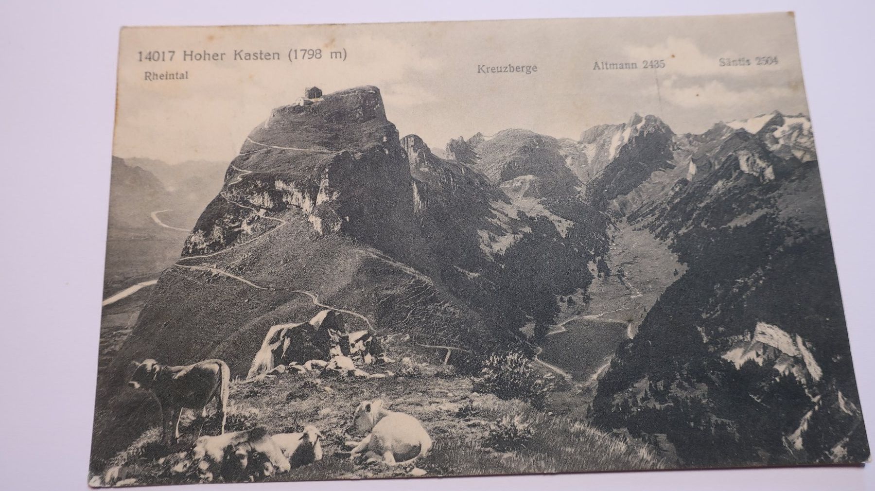 Ansichtskarten: Hoher Kasten Rheintal – Gebraucht aus Cormoret von Pascalll2001 1